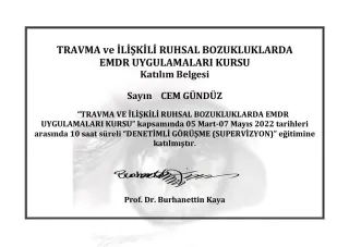 Uzm. Dr. Cem Gündüz profilinde yer alan galeri fotoğrafı.