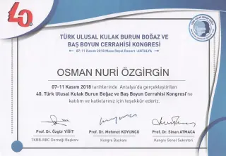 Prof. Dr. Nuri Özgirgin profilinde yer alan galeri fotoğrafı.
