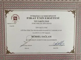 Uzm. Dr. Mürsel Sağlam profilinde yer alan galeri fotoğrafı.