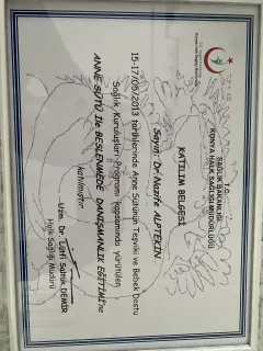 Uzm. Dr. Nazife Alptekin profilinde yer alan galeri fotoğrafı.