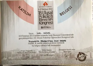 Uzm. Psk. İzel Güleç Karpuzoğlu profilinde yer alan galeri fotoğrafı.