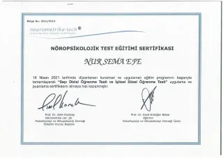 Uzm. Psk. Nur Sema Efe profilinde yer alan galeri fotoğrafı.