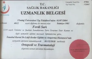 Op. Dr. Ferdi Sarı profilinde yer alan galeri fotoğrafı.