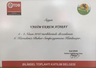 Uzm. Dr. Vadim Atabay profilinde yer alan galeri fotoğrafı.