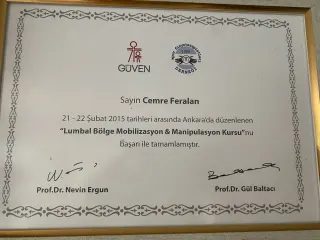 Fzt. Cemre Efeoğlu profilinde yer alan galeri fotoğrafı.