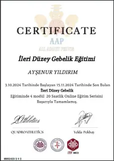 Fzt. Ayşenur Yıldırım profilinde yer alan galeri fotoğrafı.