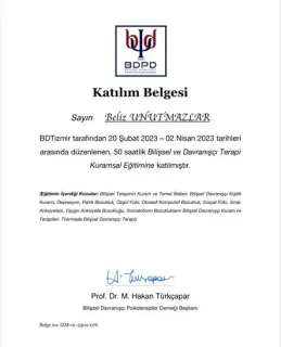 Kl. Psk. Beliz Unutmazlar profilinde yer alan galeri fotoğrafı.