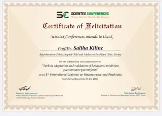 Uzm. Dr. Saliha Kılınç profilinde yer alan galeri fotoğrafı.