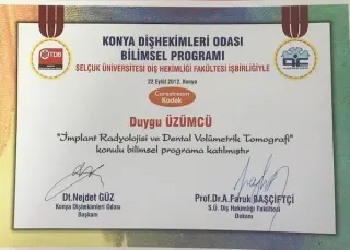 Dt. Duygu Üzümcü profilinde yer alan galeri fotoğrafı.