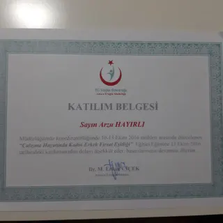 Psk. Arzu Hayırlı Usluer profilinde yer alan galeri fotoğrafı.