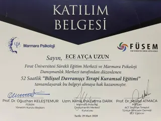 Psk. Ece Ayça Uzun profilinde yer alan galeri fotoğrafı.