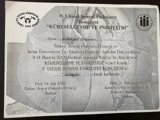 Uzm. Dr. Mustafa Hikmet Tunçkol profilinde yer alan galeri fotoğrafı.