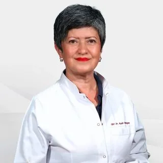 Op. Dr. Ayşin Akdoğan — Kadın Hastalıkları Ve Doğum, Karşıyaka, İzmir. Portre fotoğrafı.