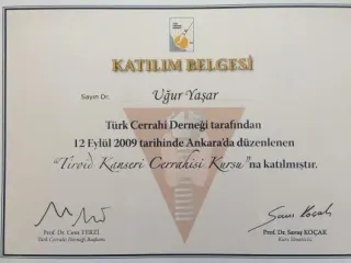 Op. Dr. Uğur Yaşar profilinde yer alan galeri fotoğrafı.