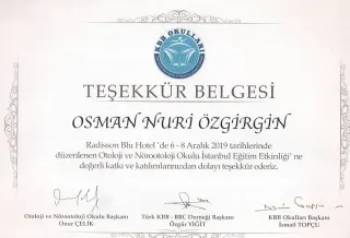 Prof. Dr. Nuri Özgirgin profilinde yer alan galeri fotoğrafı.