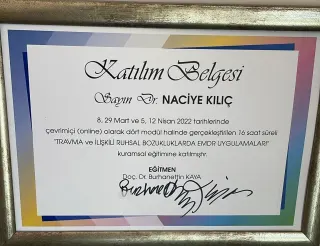 Uzm. Dr. Naciye Kılıç Aydın profilinde yer alan galeri fotoğrafı.