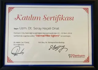 Uzm. Dt. Seray Keçeli Onat profilinde yer alan galeri fotoğrafı.