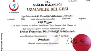 Uzm. Dt. Elif Pişgin profilinde yer alan galeri fotoğrafı.