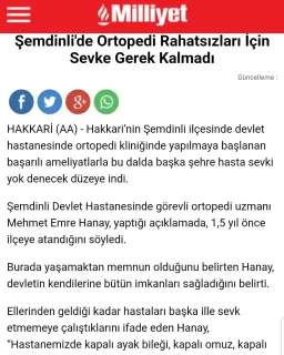 Op. Dr. Mehmet Emre Hanay profilinde yer alan galeri fotoğrafı.