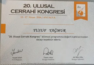 Prof. Dr. Yusuf Yağmur profilinde yer alan galeri fotoğrafı.