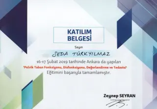Uzm. Fzt. Seda Türkyılmaz profilinde yer alan galeri fotoğrafı.