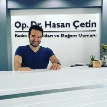 Op. Dr. Hasan Çetin — Kadın Hastalıkları Ve Doğum, Çanakkale. Portre fotoğrafı.