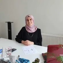 Dyt. Beyza Tuba Taş — Diyetisyen, Kayseri. Portre fotoğrafı.