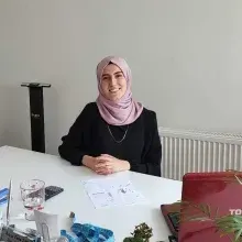 Dyt. Beyza Tuba Taş — Diyetisyen, Kayseri. Portre fotoğrafı.