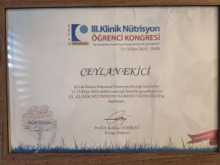 Dyt. Ceylan Ekici profilinde yer alan galeri fotoğrafı.