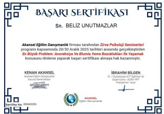 Kl. Psk. Beliz Unutmazlar profilinde yer alan galeri fotoğrafı.