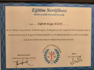 Uzm. Psk. Eylem Esen profilinde yer alan galeri fotoğrafı.