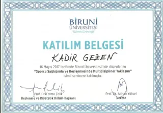 Dyt. Kadir Gezen profilinde yer alan galeri fotoğrafı.