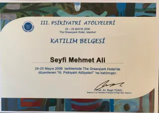 Uzm. Dr. Seyfi Memetali profilinde yer alan galeri fotoğrafı.