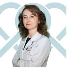 Uzm. Dr. Müşerref Özdemir — Göğüs Hastalıkları, Ankara. Portre fotoğrafı.