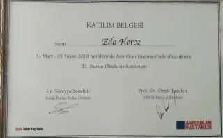 Op. Dr. Eda Çabuk Horoz profilinde yer alan galeri fotoğrafı.