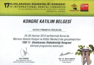 Dt. Firdevs Özçelik profilinde yer alan galeri fotoğrafı.