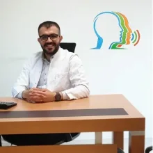 Dkt. Muhammed Alkan — Dil ve Konuşma Terapisi, Gaziantep. Portre fotoğrafı.