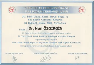 Prof. Dr. Nuri Özgirgin profilinde yer alan galeri fotoğrafı.