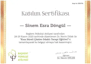 Psk. Sinem Esra Döngül profilinde yer alan galeri fotoğrafı.