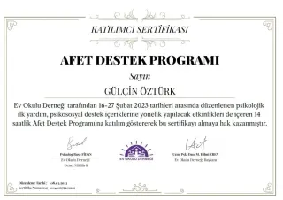 Psk. Gülçin Öztürk profilinde yer alan galeri fotoğrafı.