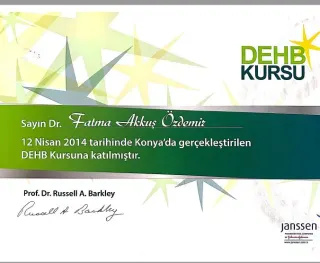 Uzm. Dr. Fatma Akkuş Özdemir profilinde yer alan galeri fotoğrafı.