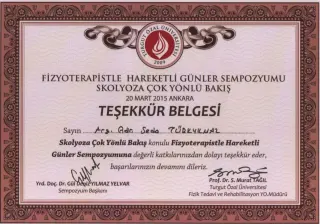 Uzm. Fzt. Seda Türkyılmaz profilinde yer alan galeri fotoğrafı.