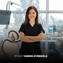 Dt. Elif Yardım Eyüboğlu — Diş Hekimi, Trabzon. Portre fotoğrafı.
