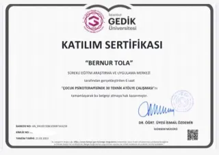 Psk. Bernur Tola profilinde yer alan galeri fotoğrafı.