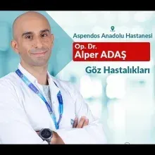 Op. Dr. Alper Adaş — Göz Hastalıkları, Serik, Antalya. Portre fotoğrafı.