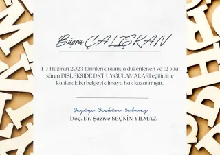 Dkt. Büşra Çalışkan profilinde yer alan galeri fotoğrafı.