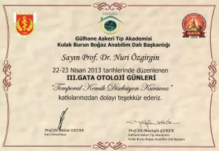 Prof. Dr. Nuri Özgirgin profilinde yer alan galeri fotoğrafı.
