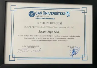 Psk. Özge Sert profilinde yer alan galeri fotoğrafı.