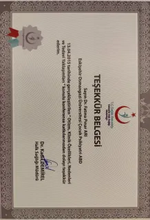 Uzm. Dr. Pınar Öner profilinde yer alan galeri fotoğrafı.