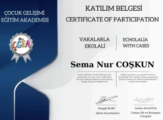 Dkt. Sema Nur Coşkun profilinde yer alan galeri fotoğrafı.